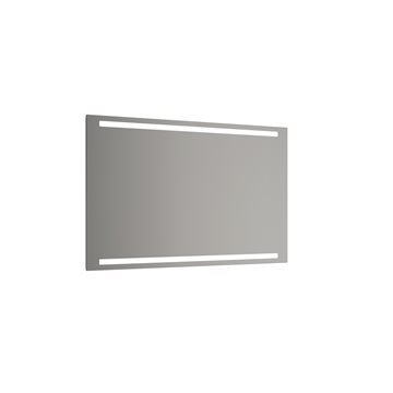 Dansani Speil med horisontalt lys øverst og nederst og sensor, 120x70 cm